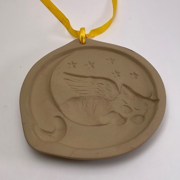 Brown Bag Cookie Art Mold Kitten Moon - Picture 3 of 7